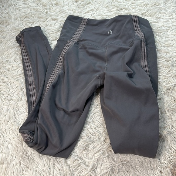 Lululemon Power Lines Pant *28" Titanium / Dark Chrome - Picture 5 of 6
